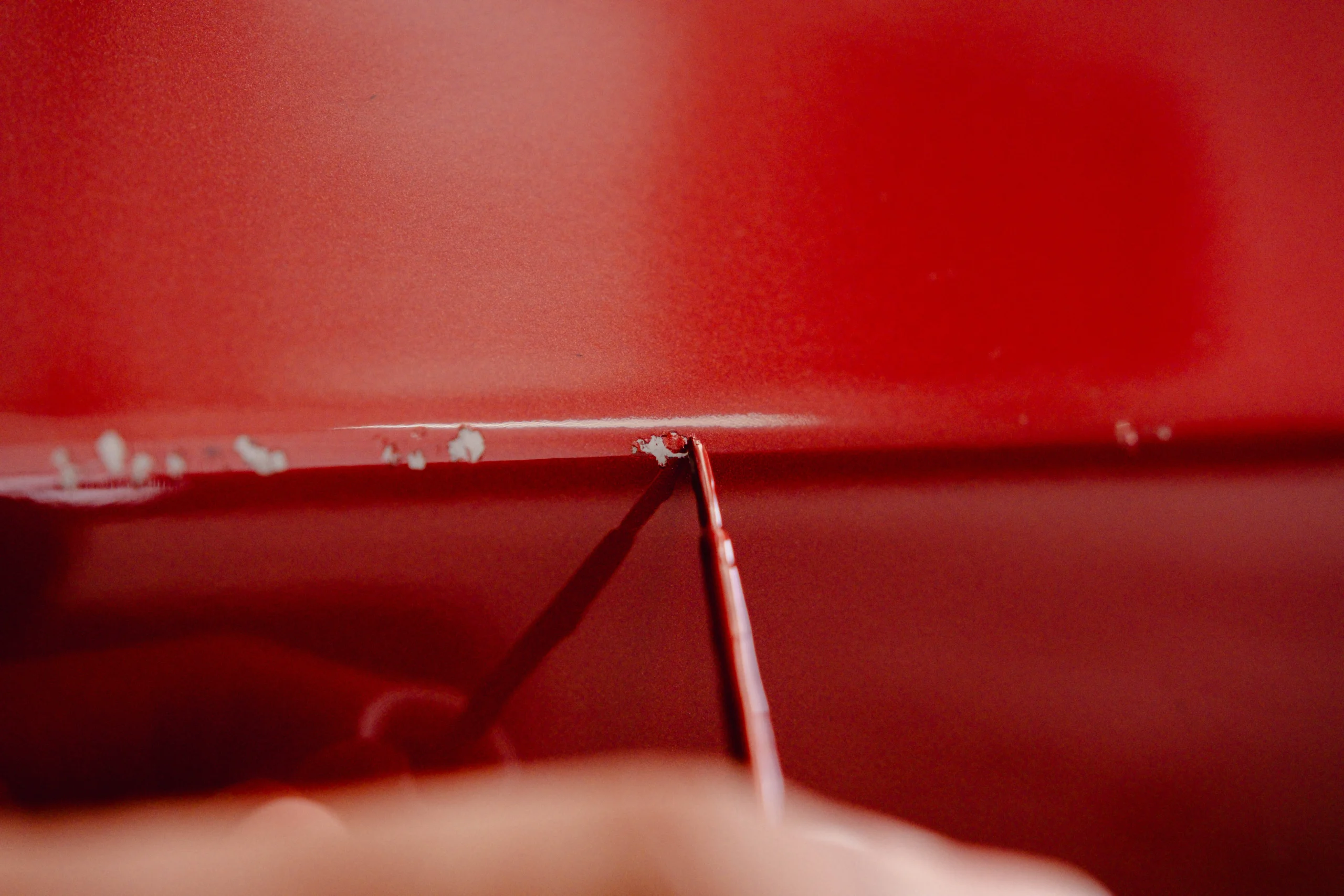 Aplicando pintura